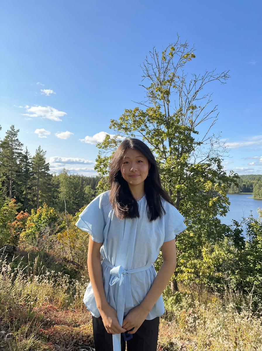 Porträtt av Emma Hung